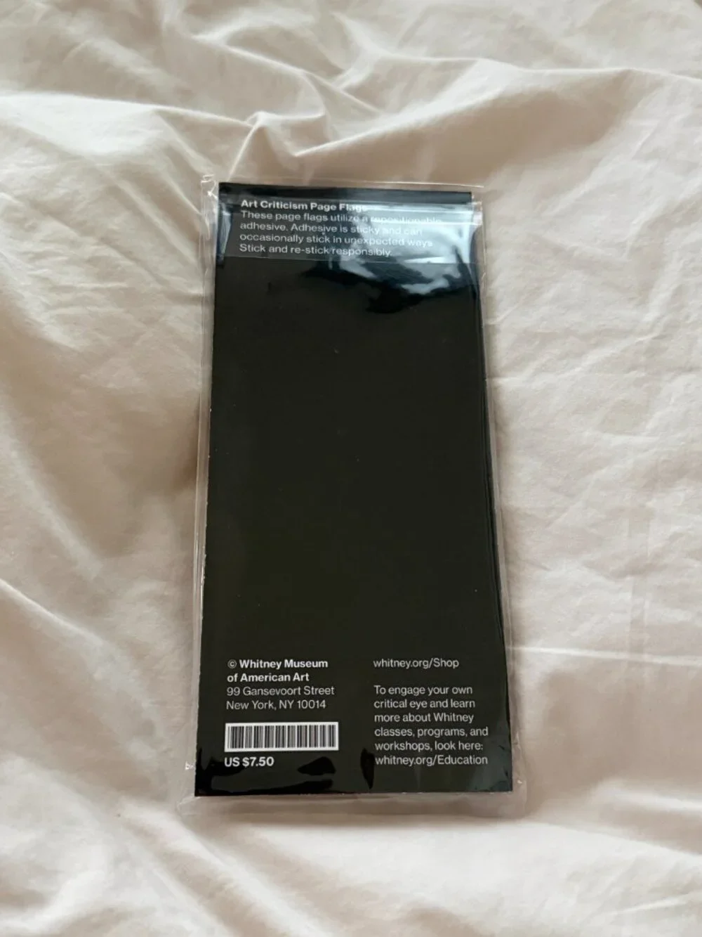 WHITNEY MUSEUM Art Criticism Page Flags NWT